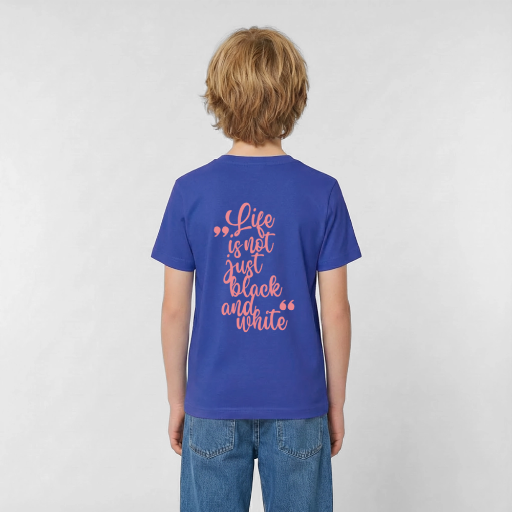 LiNBW. Crew T-Shirt Pink Edition Life is not just black and white - LiNBW.