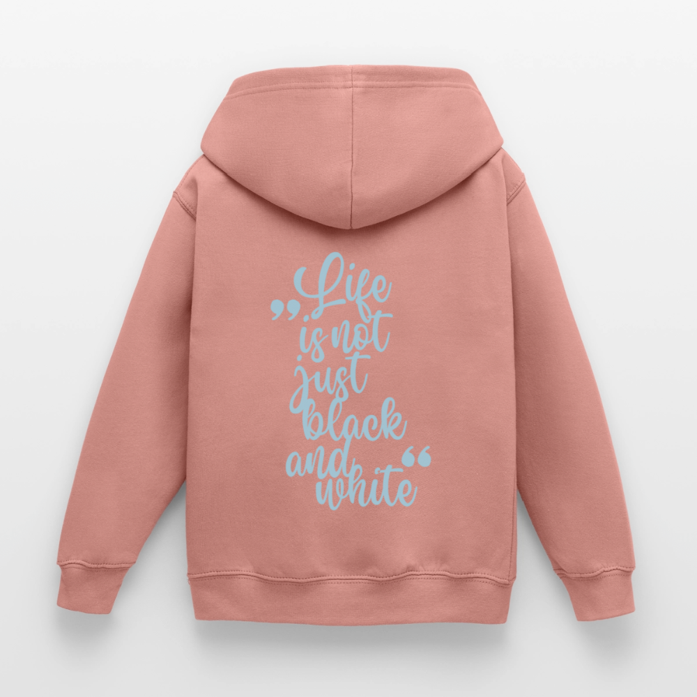 LiNBW. Crew Hoodie Life is not just black and white Edition Blue - LiNBW.