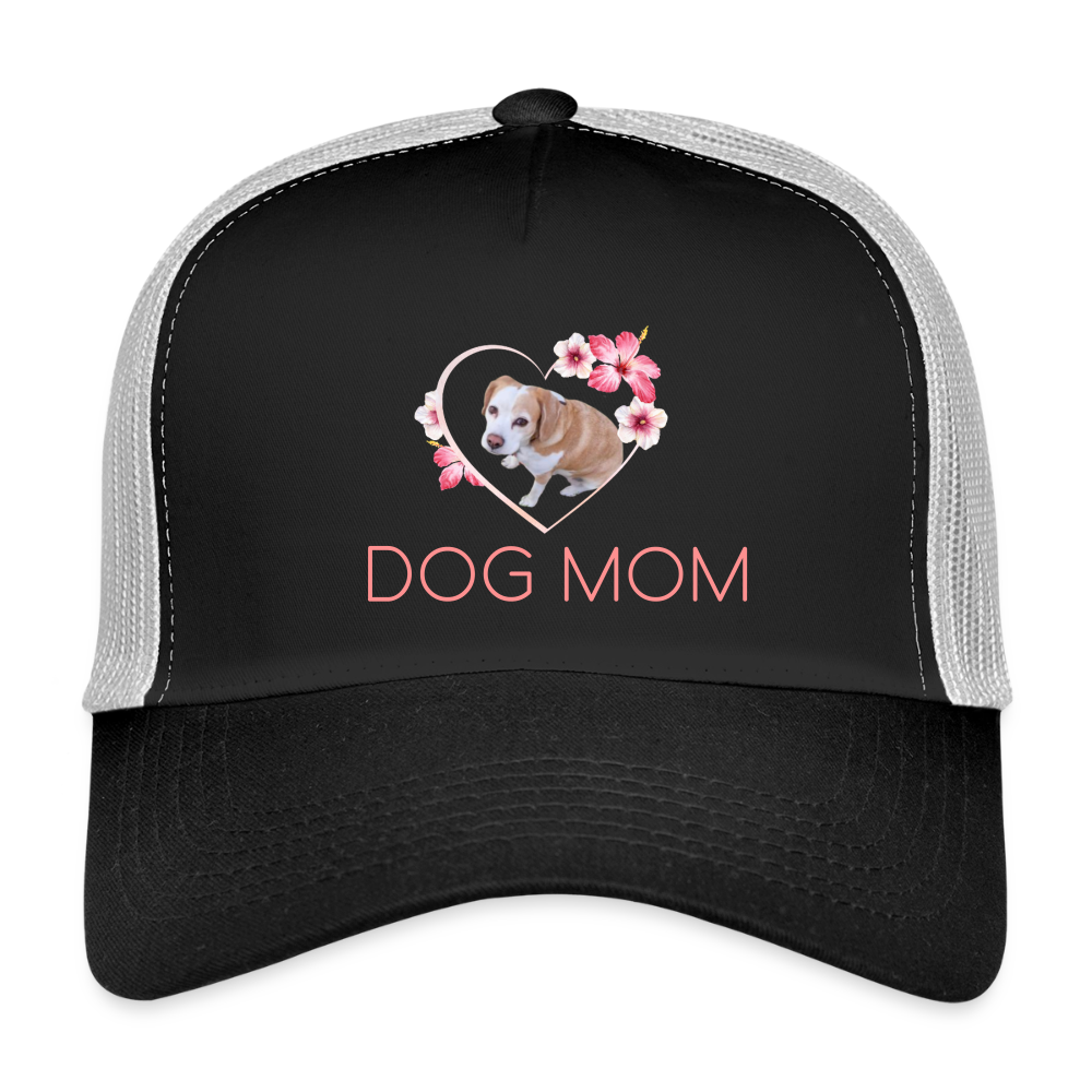 Luna´s Trucker Cap DOG MOM - Schwarz/Steingrau