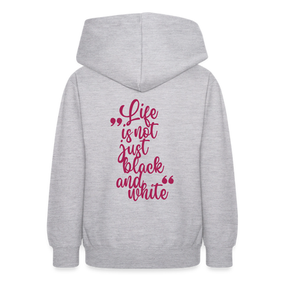 LiNBW. Crew Hoodie Life is not just black and white Edition Pink - LiNBW.