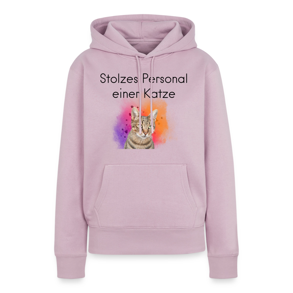 Pedro's Hoodie Stolzes Personal einer Katze Black Edition - Altrosa