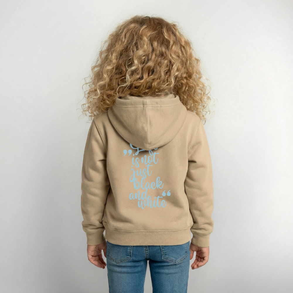 LiNBW. Crew Hoodie Life is not just black and white Edition Blue - LiNBW.