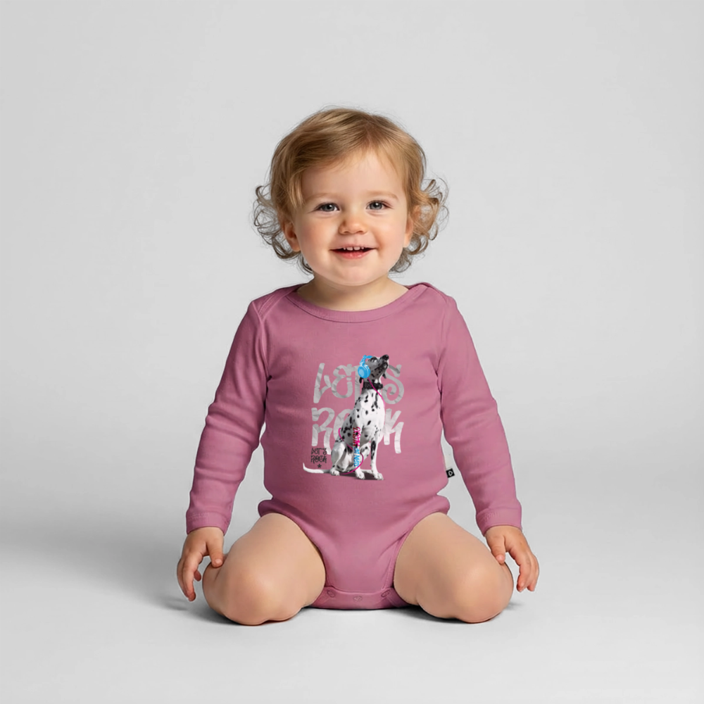 Boa´s Langarm-Body Let´s Rock - Mauve