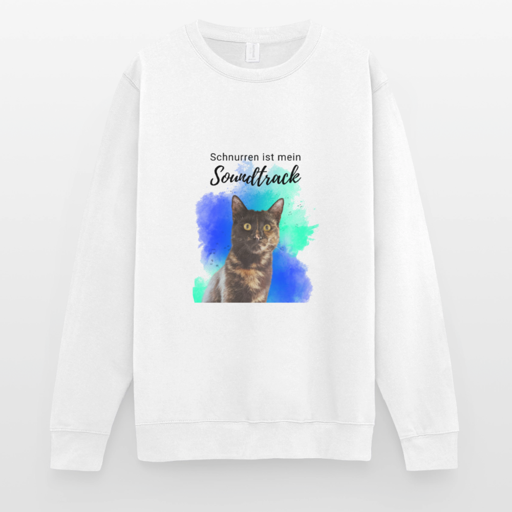 Nala's Classic Pullover Schnurren ist mein Soundtrack Black Edition - Weiß