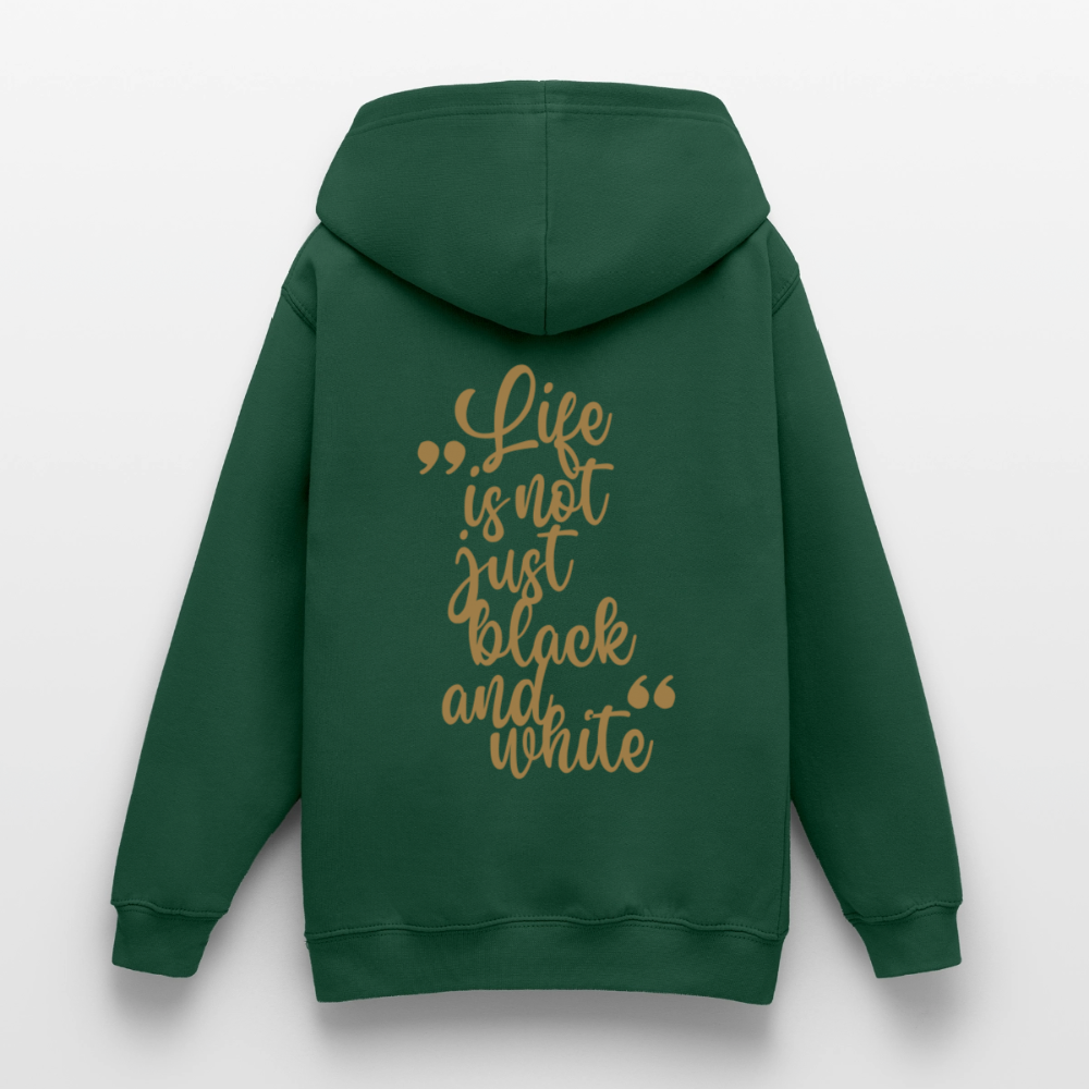 LiNBW. Crew Hoodie Life is not just black and white Edition Brown - LiNBW.