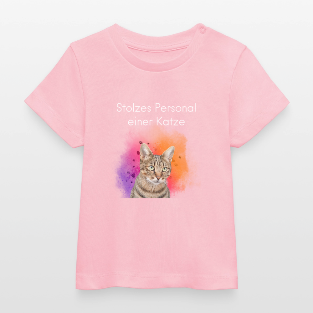 Pedro's T-Shirt Stolzes Personal einer Katze White Edition - LiNBW.