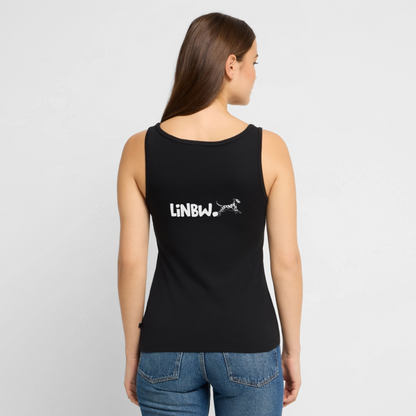 Life is not just black and white Tank Top Premium LiNBW. White Edition - Schwarz