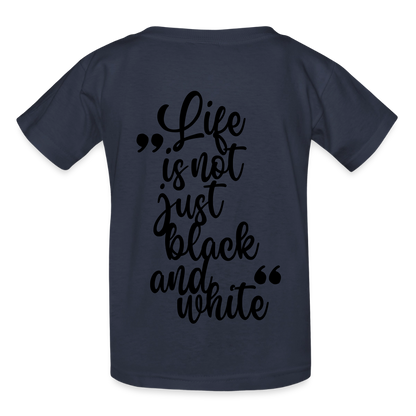 LiNBW. Crew T-Shirt Black Edition Life is not just black and white - LiNBW.