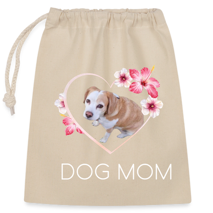Luna´s Baumwollbeutel DOG MOM - Natur