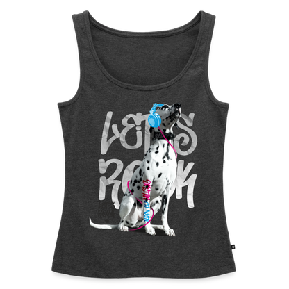Boa´s Tank Top Premium Let´s Rock - Anthrazit meliert