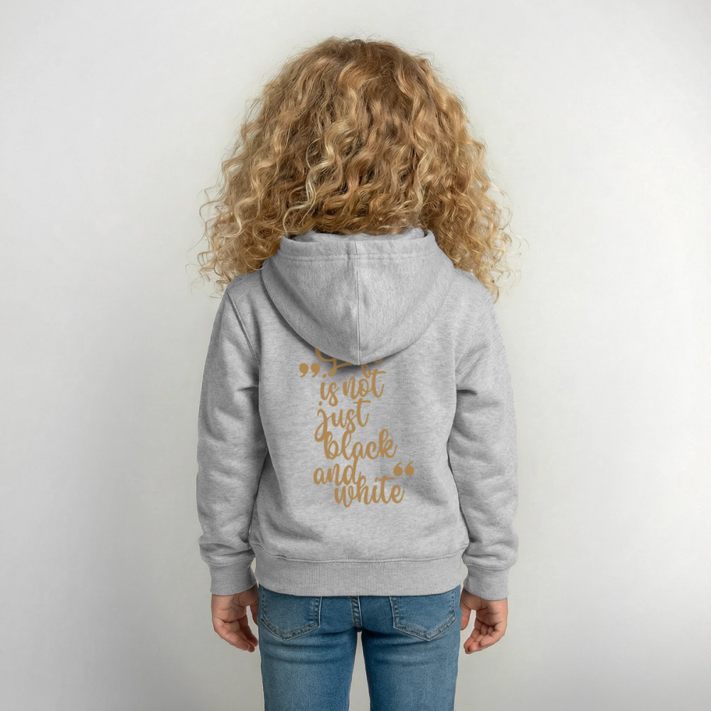 LiNBW. Crew Hoodie Life is not just black and white Edition Brown - LiNBW.
