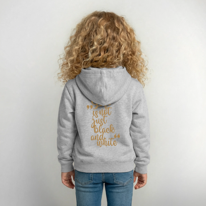 LiNBW. Crew Hoodie Life is not just black and white Edition Brown - LiNBW.