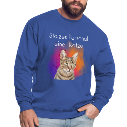 Pedro's Classic Pullover Stolzes Personal einer Katze White Edition - LiNBW.