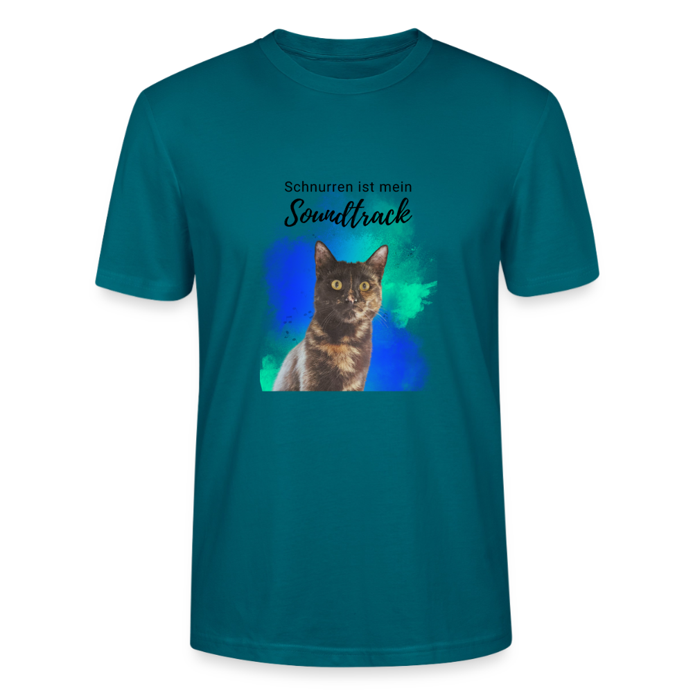 Nala's Unisex T-Shirt Premium Schnurren ist mein Soundtrack Black Edition - Ozeanblau