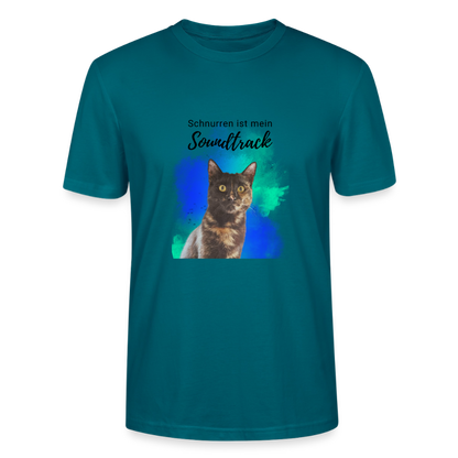 Nala's Unisex T-Shirt Premium Schnurren ist mein Soundtrack Black Edition - Ozeanblau