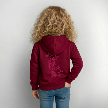 LiNBW. Crew Hoodie Life is not just black and white Edition Pink - LiNBW.