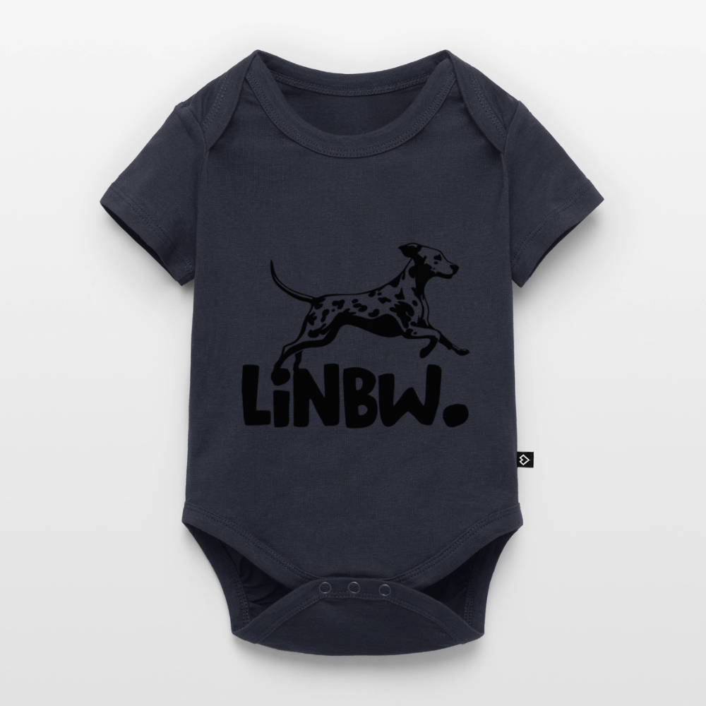 LiNBW. Kurzarm-Body Black Edition - Navy