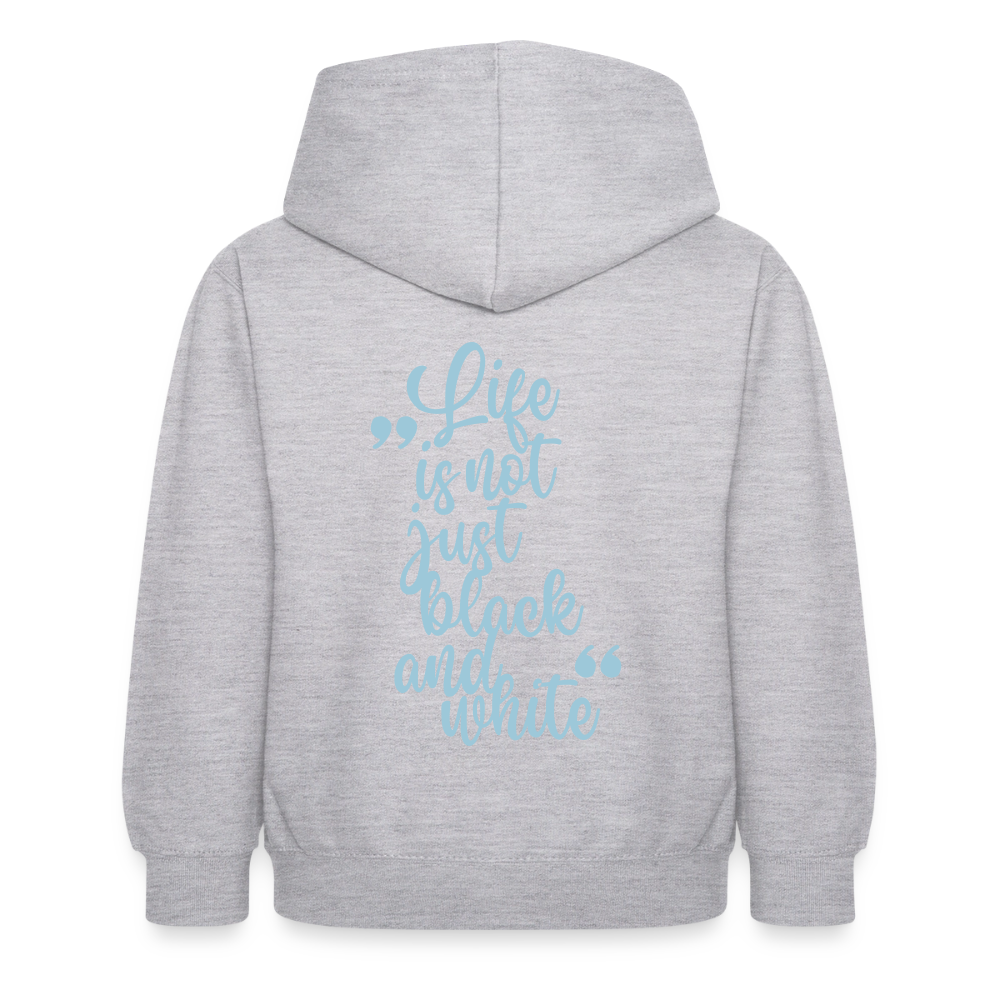 LiNBW. Crew Hoodie Life is not just black and white Edition Blue - LiNBW.