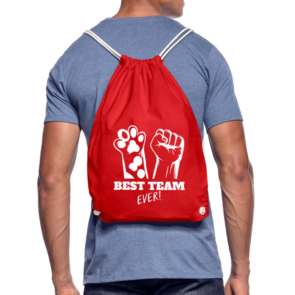 Best Team Ever Turnbeutel White Edition - LiNBW.