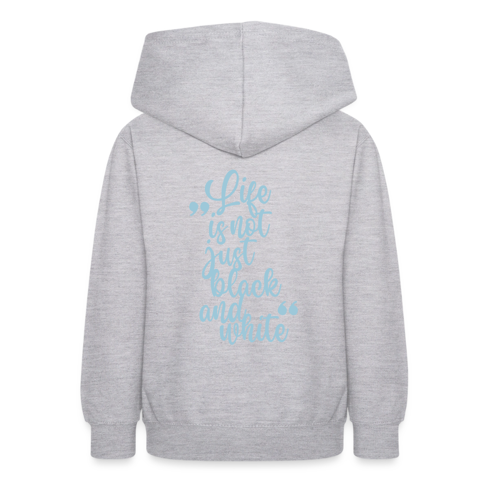 LiNBW. Crew Hoodie Life is not just black and white Edition Blue - LiNBW.
