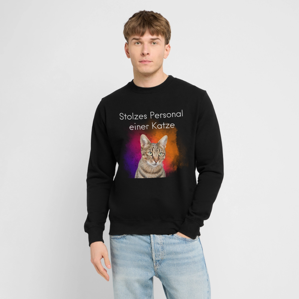 Pedro's Classic Pullover Stolzes Personal einer Katze White Edition - LiNBW.