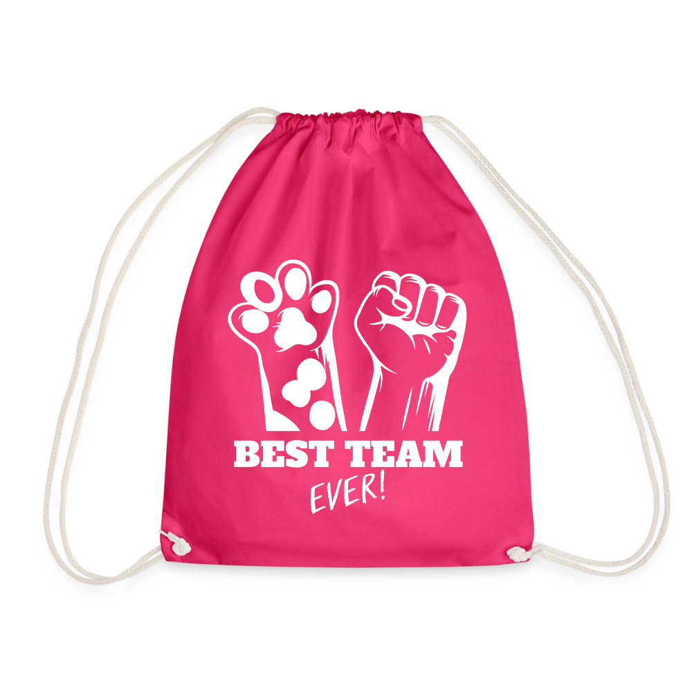 Best Team Ever Turnbeutel White Edition - LiNBW.