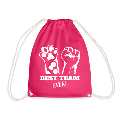 Best Team Ever Turnbeutel White Edition - LiNBW.