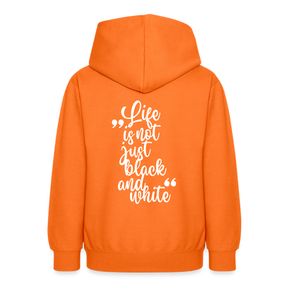 LiNBW. Crew Hoodie Life is not just black and white Edition White - LiNBW.