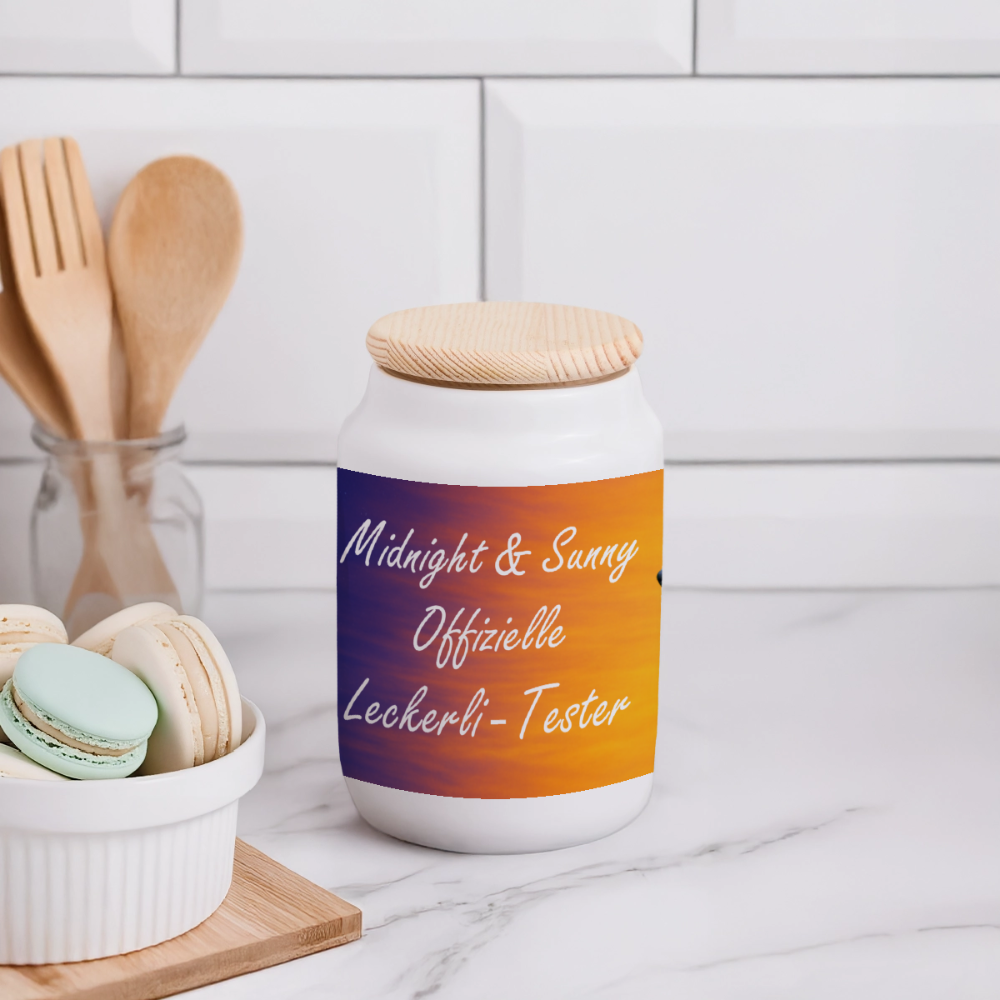 Midnight's und Sunny's Keksdose Offizielle Leckerli Tester