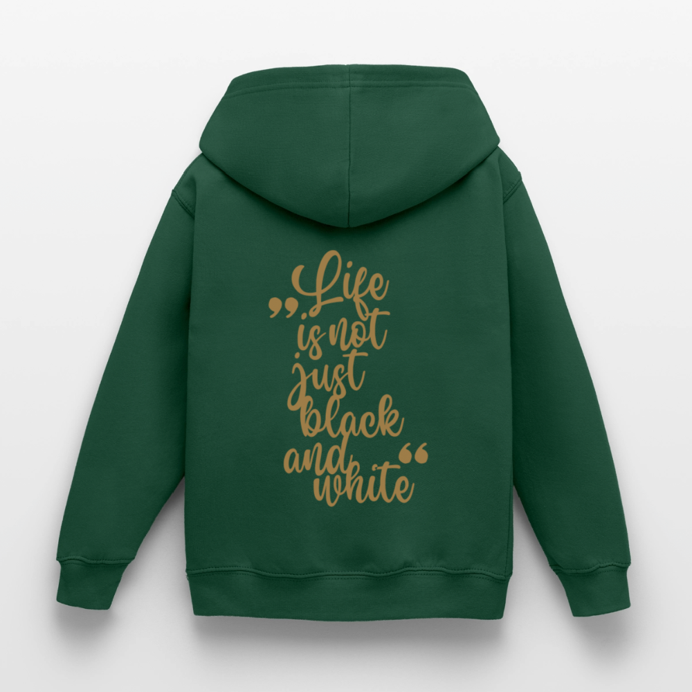 LiNBW. Crew Hoodie Life is not just black and white Edition Brown - LiNBW.