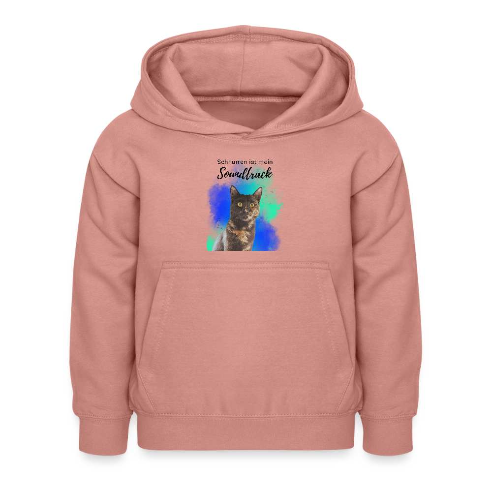 Nala's Hoodie Schnurren ist mein Soundtrack Black Edition - LiNBW.