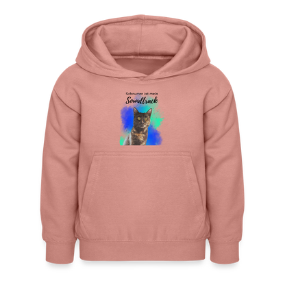Nala's Hoodie Schnurren ist mein Soundtrack Black Edition - LiNBW.