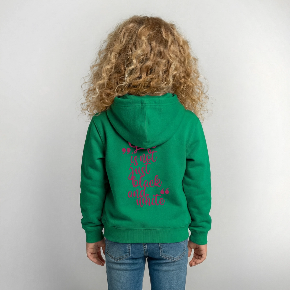 LiNBW. Crew Hoodie Life is not just black and white Edition Pink - LiNBW.
