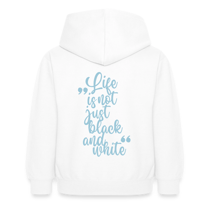 LiNBW. Crew Hoodie Life is not just black and white Edition Blue - LiNBW.