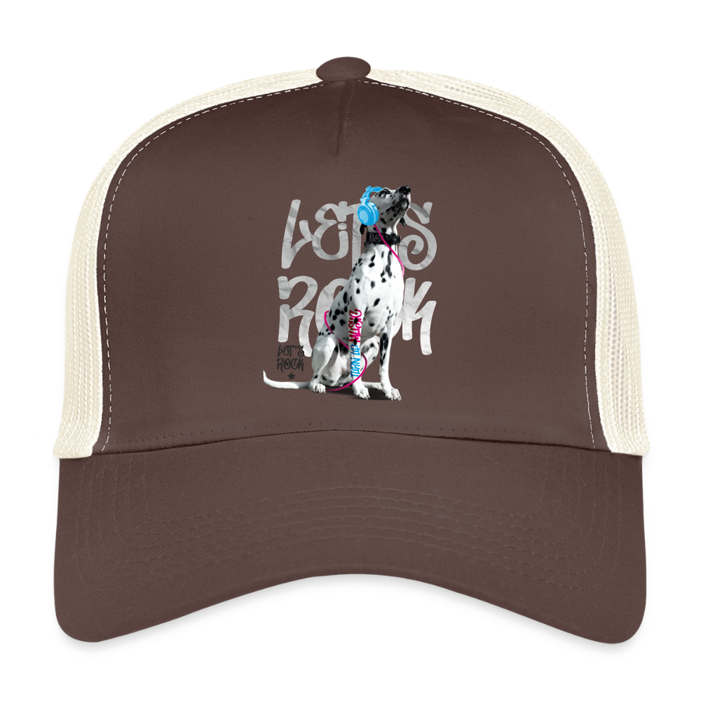 Boa´s Trucker Cap Let´s Rock - Braun/Beige