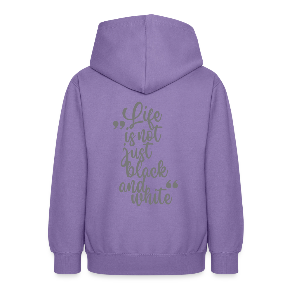 LiNBW. Crew Hoodie Life is not just black and white Edition Grey - LiNBW.