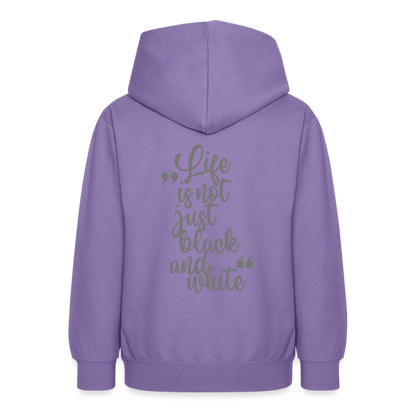 LiNBW. Crew Hoodie Life is not just black and white Edition Grey - LiNBW.