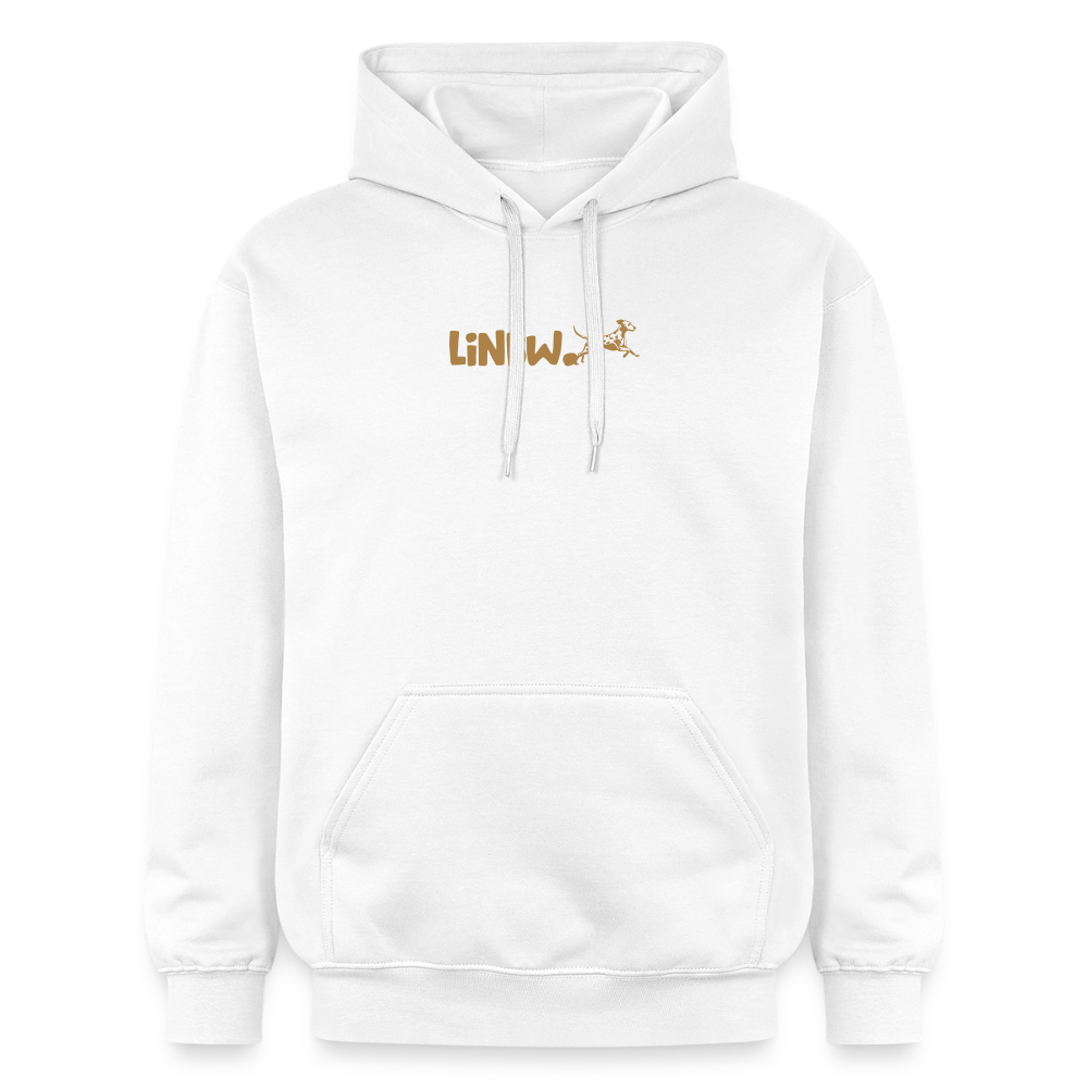 LiNBW. Crew Hoodie Brown Edition Life is not just black and white - Weiß