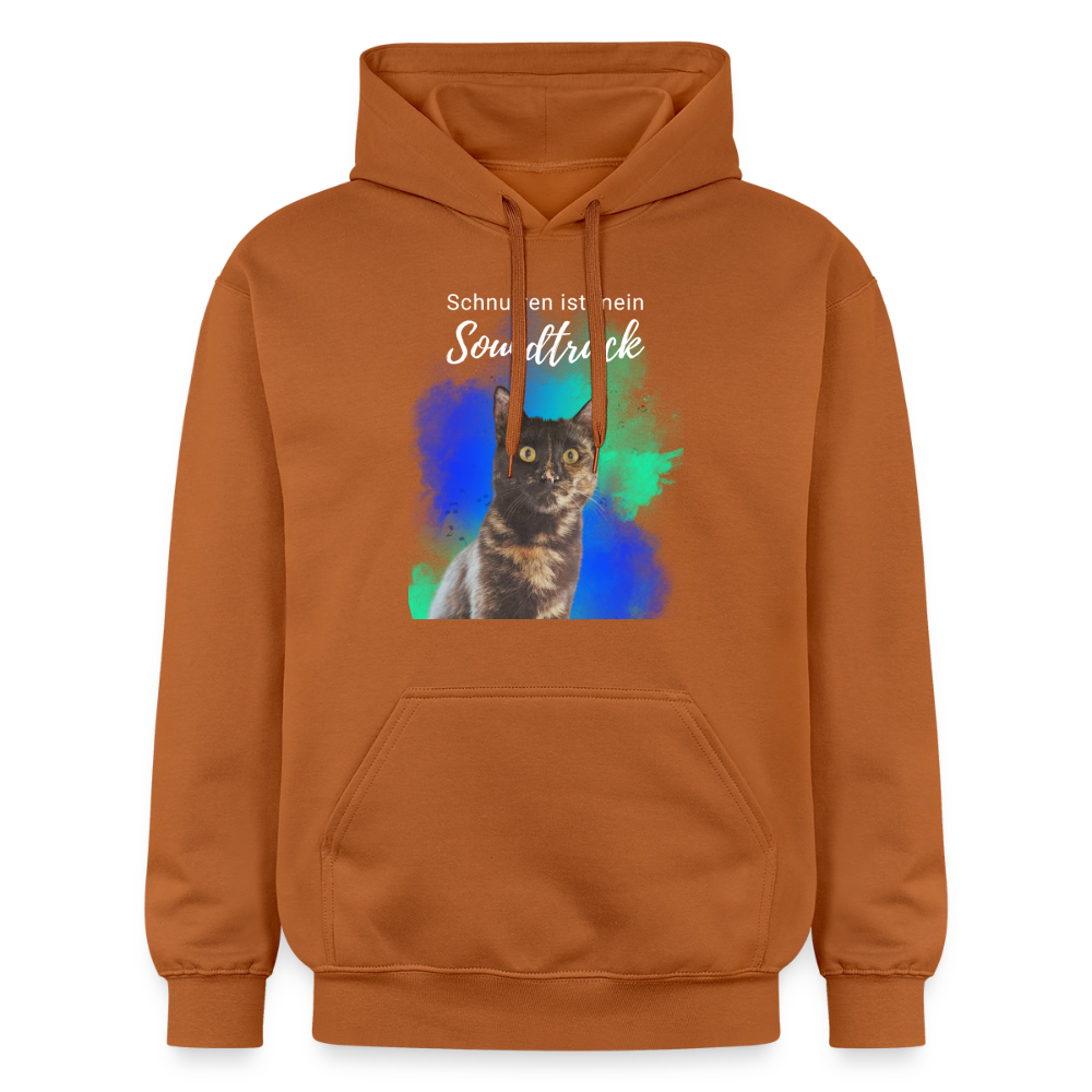 Nala's Hoodie Schnurren ist mein Soundtrack White Edition - Athletic Orange