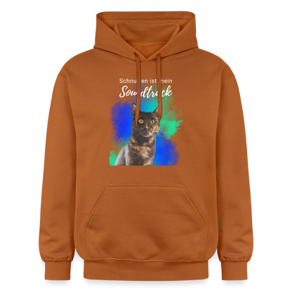 Nala's Hoodie Schnurren ist mein Soundtrack White Edition - Athletic Orange