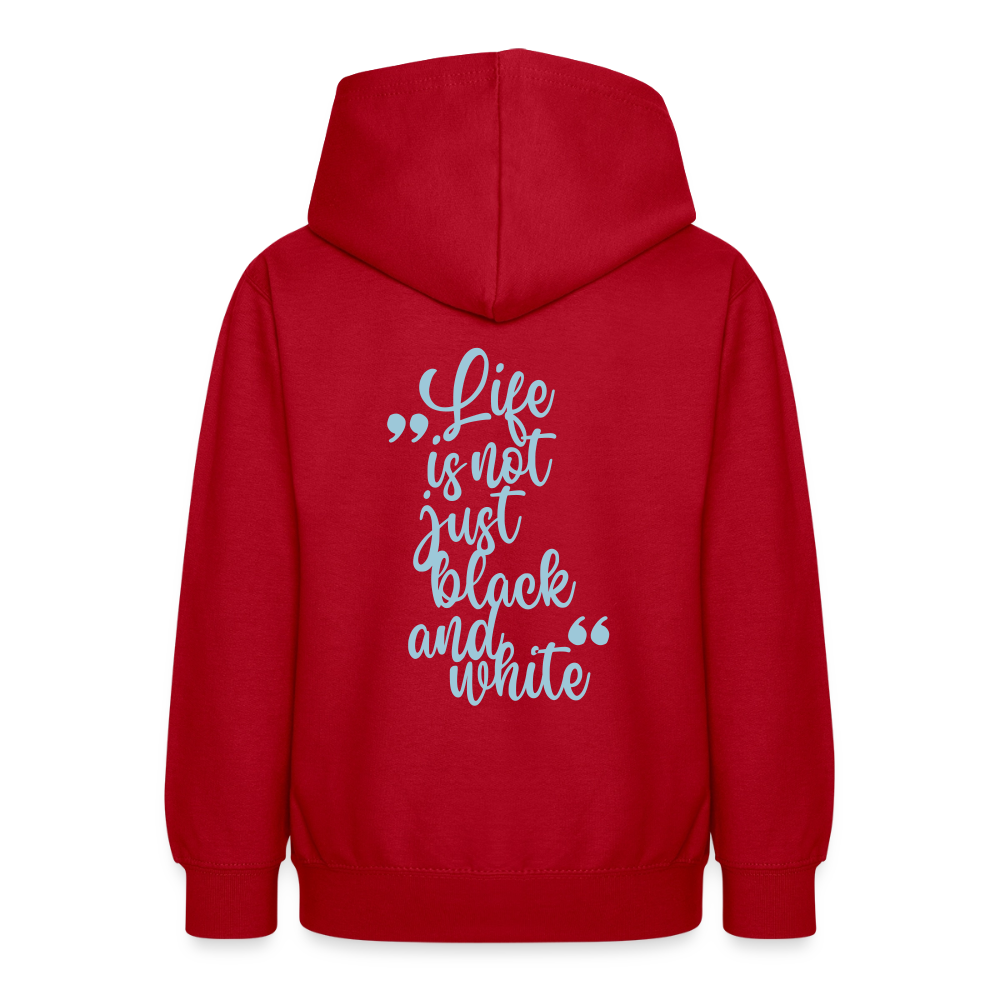 LiNBW. Crew Hoodie Life is not just black and white Edition Blue - LiNBW.