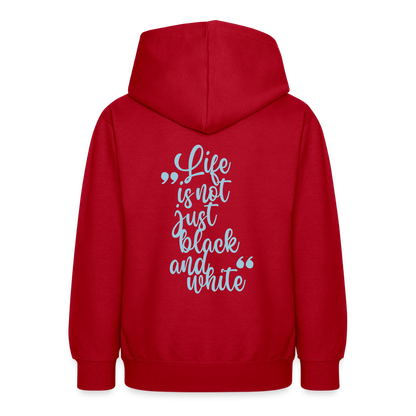 LiNBW. Crew Hoodie Life is not just black and white Edition Blue - LiNBW.