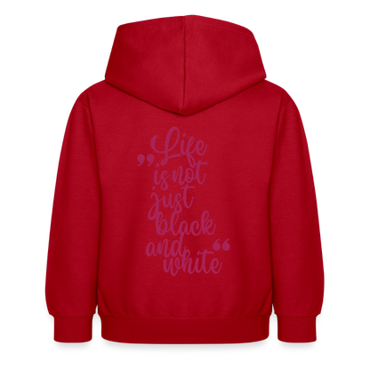 LiNBW. Crew Hoodie Life is not just black and white Edition Pink - LiNBW.