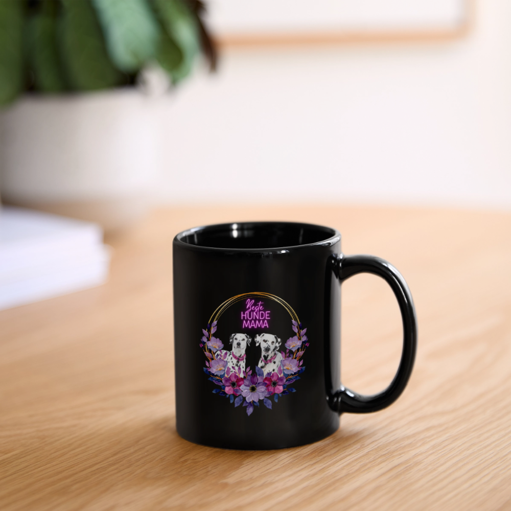 Chérie´s und Rosi´s Keramiktasse Beste Hundemama Black Edition - Schwarz