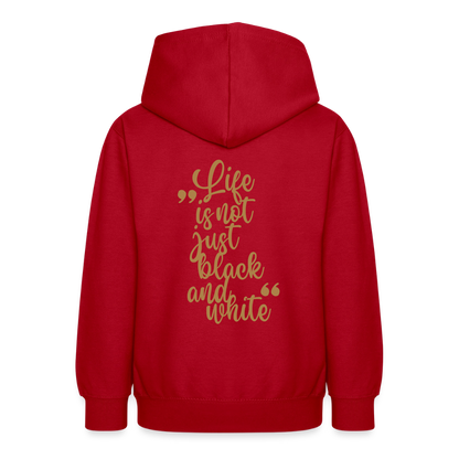 LiNBW. Crew Hoodie Life is not just black and white Edition Brown - LiNBW.