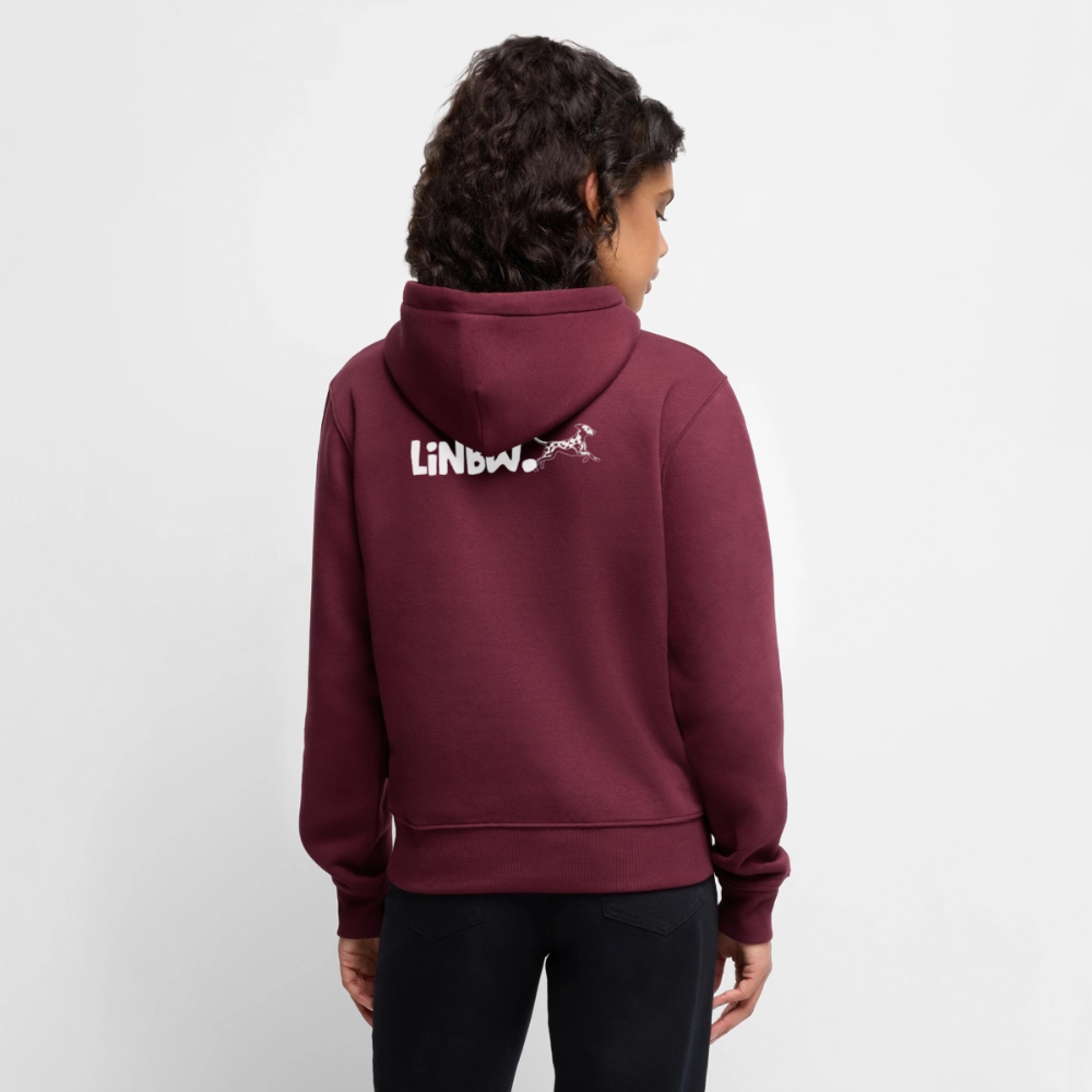 Life is not just black and white Hoodie White Edition - Burgunderrot