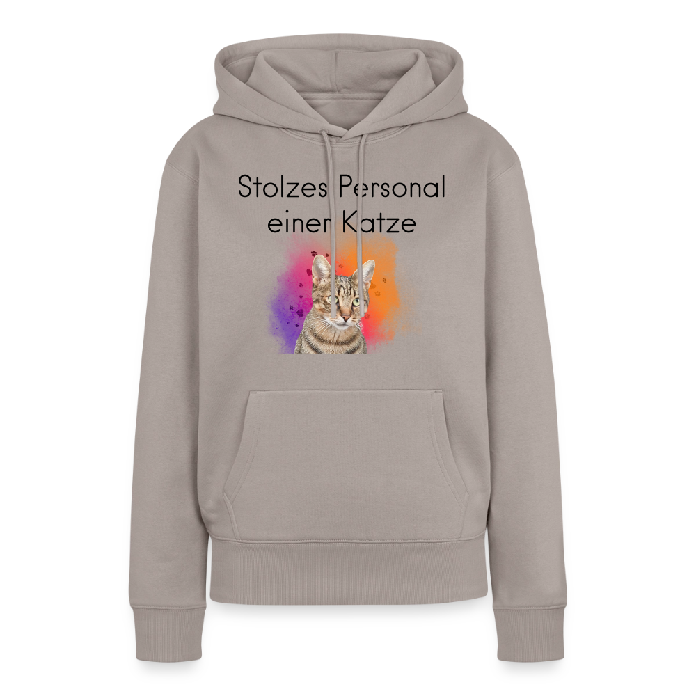 Pedro's Hoodie Stolzes Personal einer Katze Black Edition - Taupe