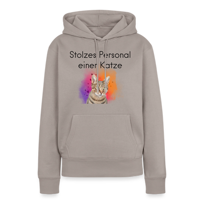 Pedro's Hoodie Stolzes Personal einer Katze Black Edition - Taupe