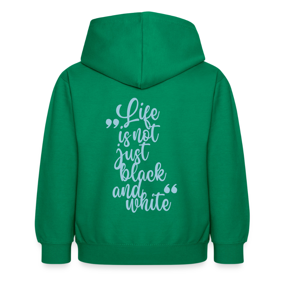 LiNBW. Crew Hoodie Life is not just black and white Edition Blue - LiNBW.