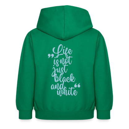 LiNBW. Crew Hoodie Life is not just black and white Edition Blue - LiNBW.